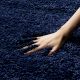 Soft Navy Blue Shaggy Hall Rug